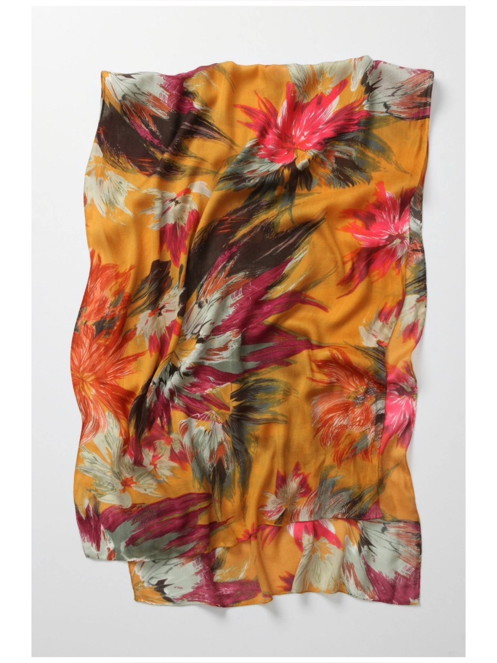 Anthro “Maize Floral Scarf” by Echo